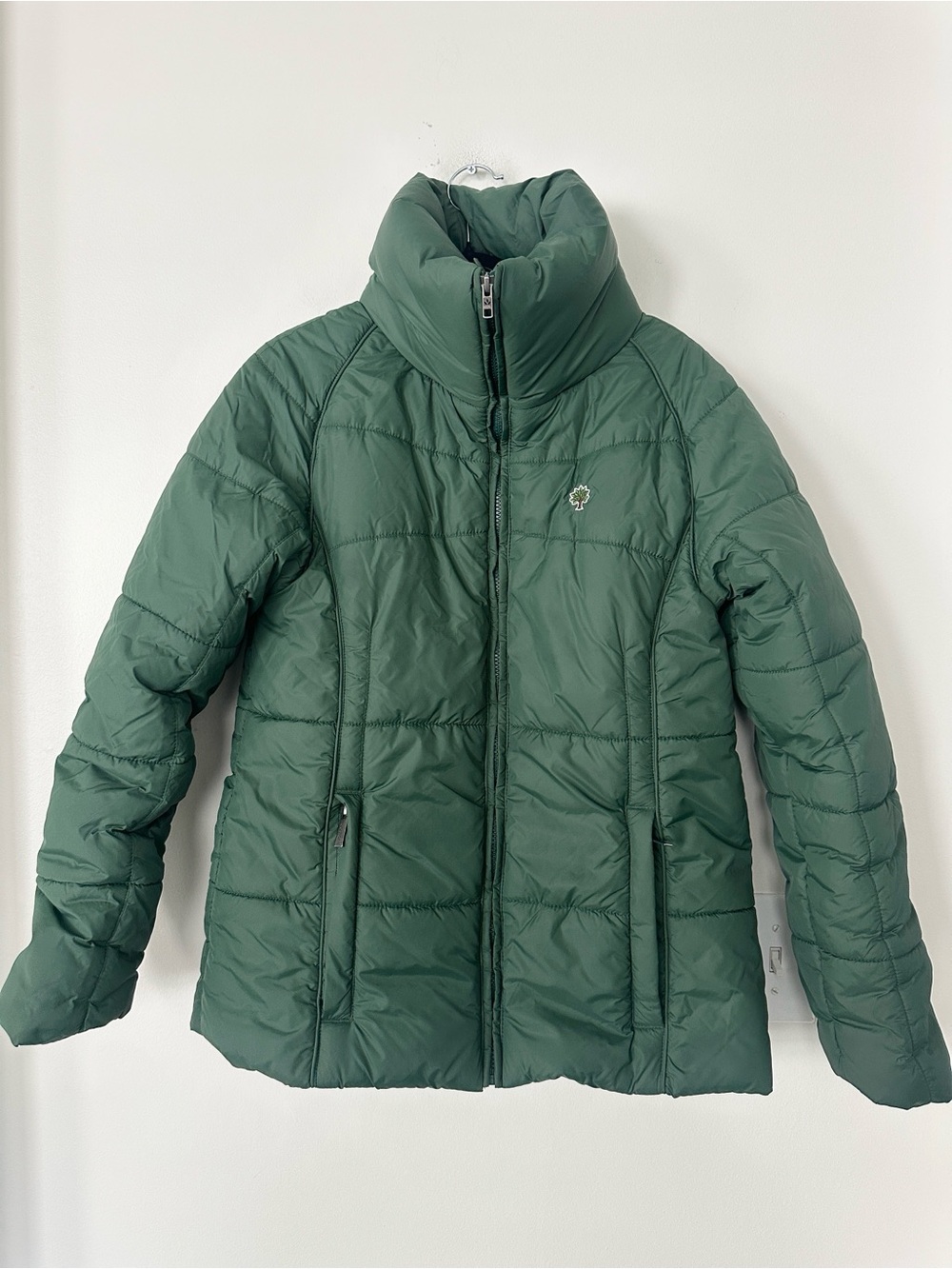 Woodland Active Green High Neck Puffer Jacket XL
